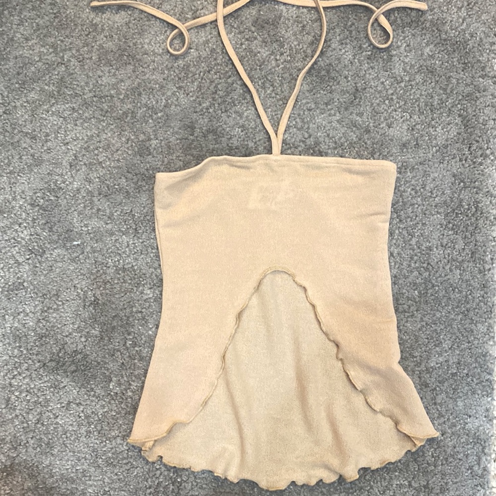 sheer crop top flowy